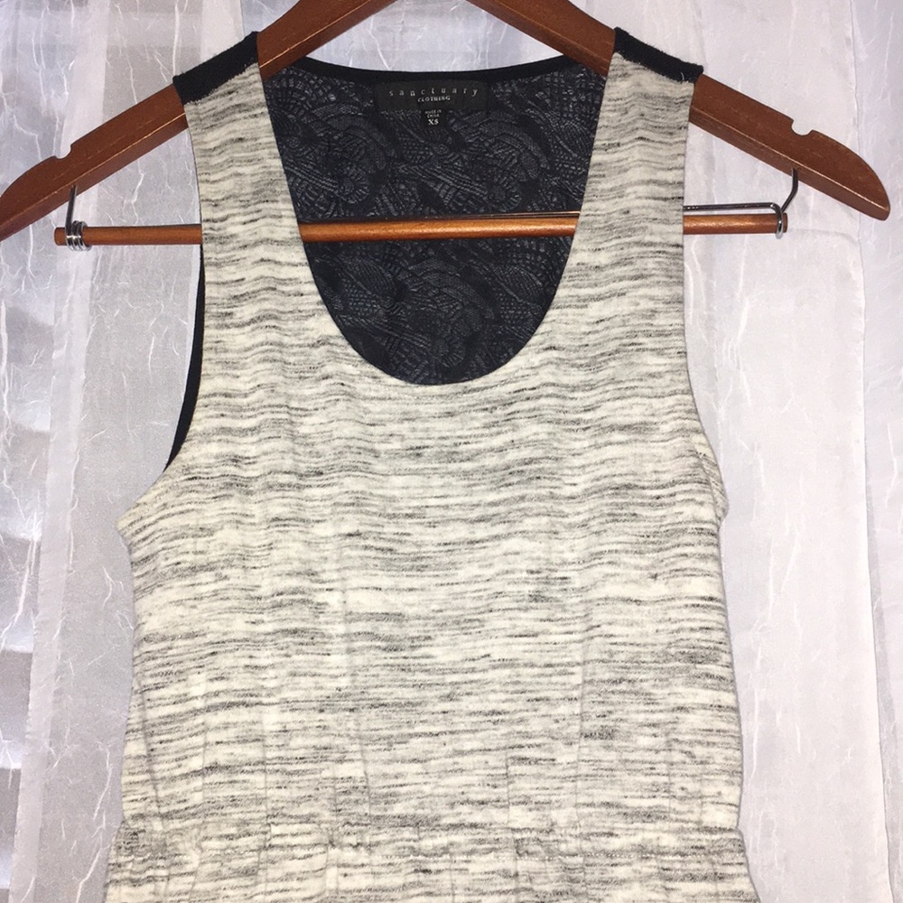 Sanctuary sleeveless Maxi Dress with lace back.